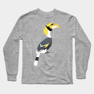 Great Hornbill - Drawing Long Sleeve T-Shirt